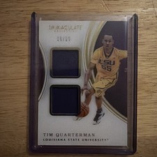 2016 Panini Immaculate Collegiate Dual Memorabilia /25 Tim Quarterman Rookie RC