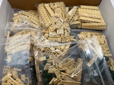 LEGO ARCHITECTURE - FALLINGWATER 21005 COMPLETE, NO MANUAL, PIECES DARKENED
