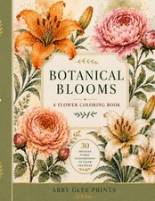Botanical Blooms: A Flower Coloring Book