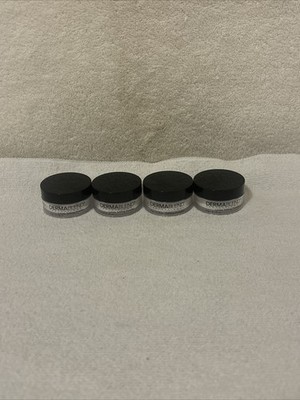 (4) Dermablend Professional Loose Setting Powder Travel Size .18oz NEW SEALED