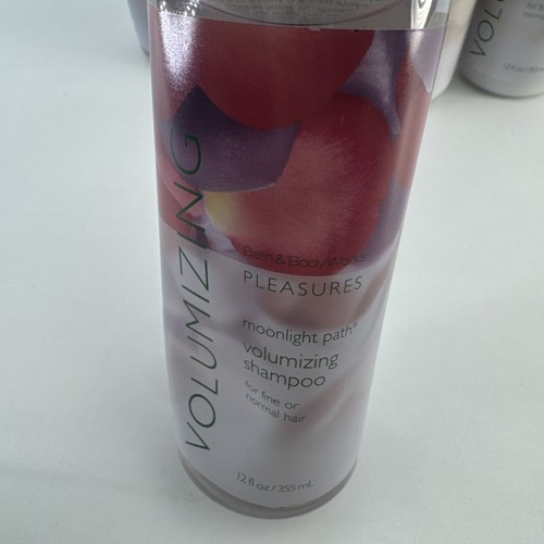 4 X Bath And Body Works Pleasures MOONLIGHT PATH volumizing Shampoo Conditioner - Picture 4 of 10