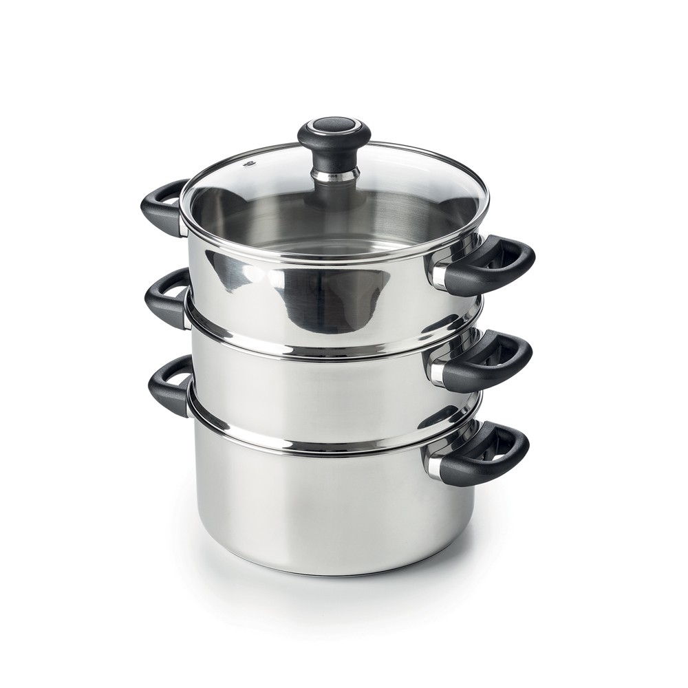 Combiné vapeur 20 cm BEKA en acier pour repas de famille sains