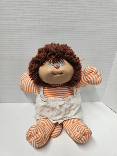 Koosa Cat Cabbage Patch Doll Xavier Roberts Orange Stripes Vintage 1985