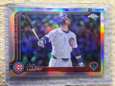 2025 Topps Chrome Ian Happ Refractor Parallel Card #144
