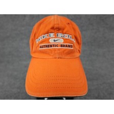 Nike Golf Authentic Brand Hat Mens Orange Adjustable Strapback Swoosh Cap