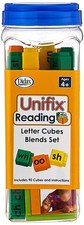 Didax Educational Resources Unifix Letter Blends Cubes Set Medium
