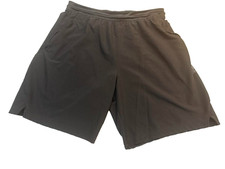 Men's Adidas Athletic Black Shorts w/ Zip Pockets Size Large