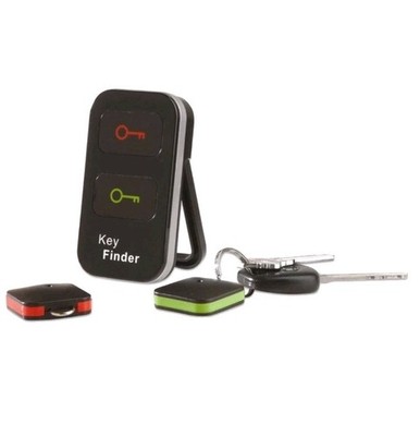Wireless Key Finders Beep Locator 50 foot Range 2Tags  Color Coded Chain