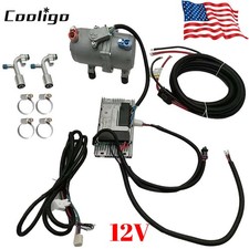 Dc12v Electric Auto Air Conditioner Compressor Ac With Control Panel Kit