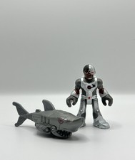 DC Comics - Super Hero Friends - Imaginext - Cyborg & Robo Shark Bundle Toys 