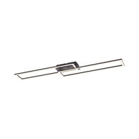 Deckenlampe Led Schwarz 102 Cm Lang Dimmbar 3000 K Warmweiß Deckenleuchte