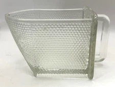 Large Glass Scoop Hoosier Cabinet Spice Refrigerator Gerrix Pressglas Schutte