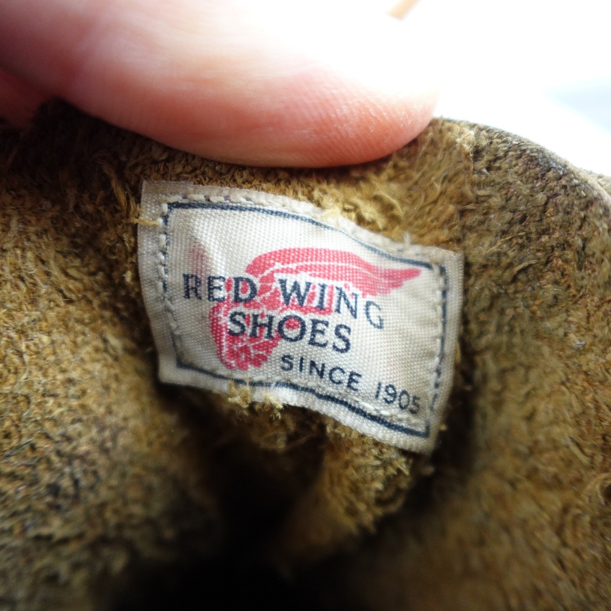 Vintage Red Wing Boots Mens Size 9.5 Brown Leather Iron  display picture 3