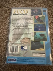 Ecco The Dolphin Tides of Time SEGA CD COMPLETE Tested Replaced Plastic Case Reg
