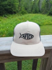 Aftco Adult Adjustable Trucker Hat Cap Tan 