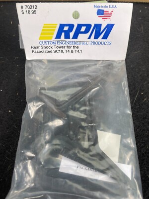 RPM #70212 Rear Shock Tower for Associated SC10, T4, B4, B44