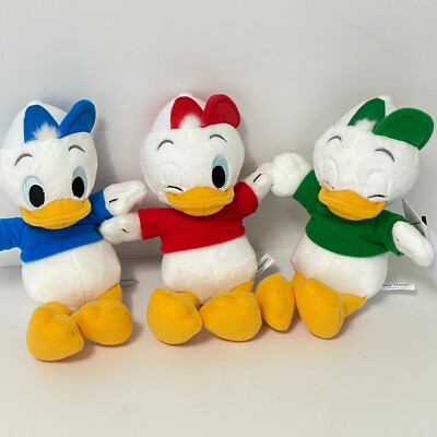 Disney Tokyo Japan Huey Dewey Louie Plush Stuffed Toy Donald Duck