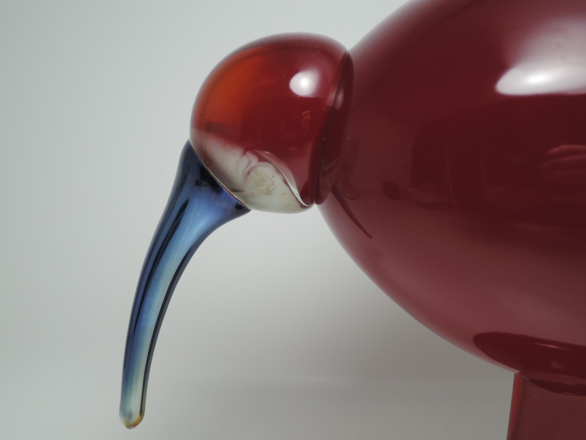 iittala Finland OIVA TOIKKA Red Ibis BIRDS BY TOIKKA iittala Finland OIVA TOIKKA Red Ibis BIRDS BY TOIKKA