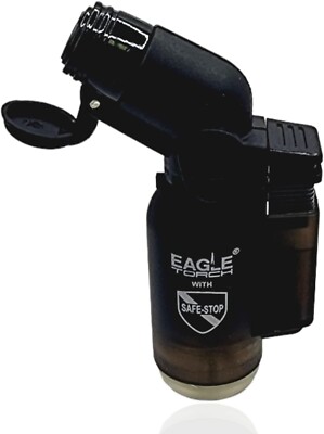Eagle  Angled  Flame Butane Torch Lighter Refillable Windproof LOT of 1