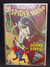 Marvel Comics The Amazing Spider-Man "The Lizard Lives!" #76 -1969