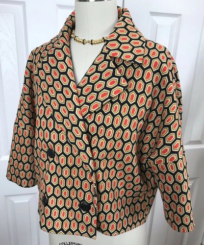 NWOT TRINA TURK JOSETTE CROPPED JACKET SIZE 6 - Picture 5 of 11