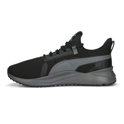 Scarpe casual Puma Pacer Future Street maglia stringate uomo nere sneakers 39113202 - Foto 3 di 6