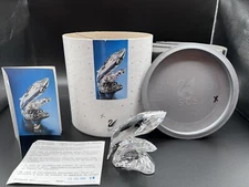 SWAROVSKI “CARE FOR ME” THE WHALES – 1992 ANNUAL EDITION– Made in Austria