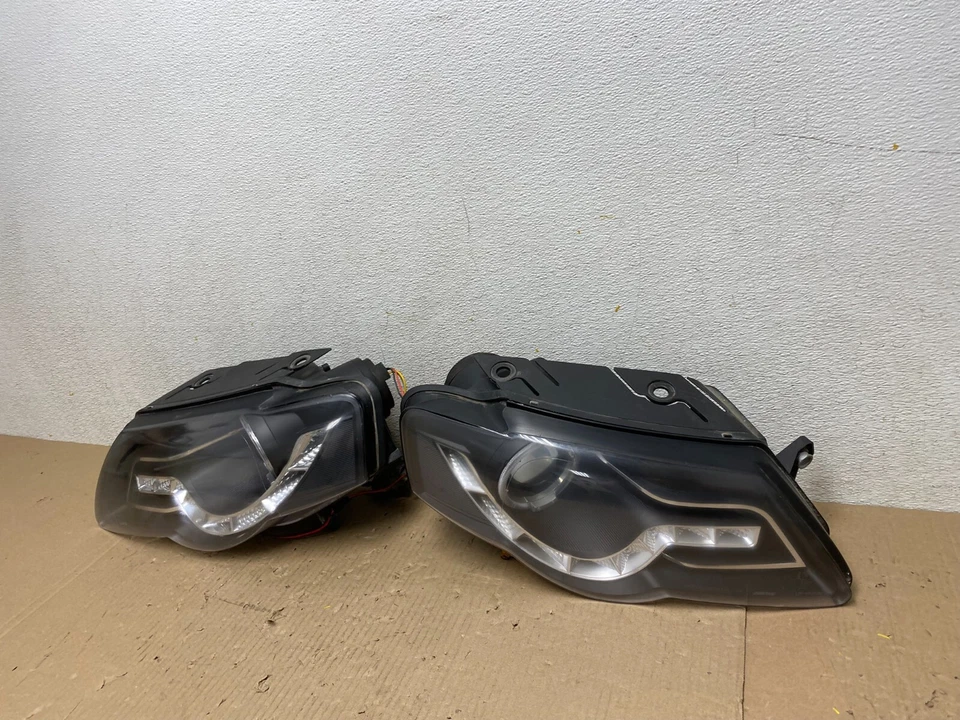 Juego faros LED negros izquierda+derecha Volkswagen Passat 2006-2010 L6142 DG Foto 2 de 4