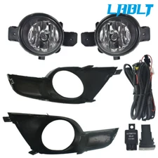 LABLT Pair of Fog Lights Lamps w/Cover Switch Kits For 2013-2015 Nissan Altima