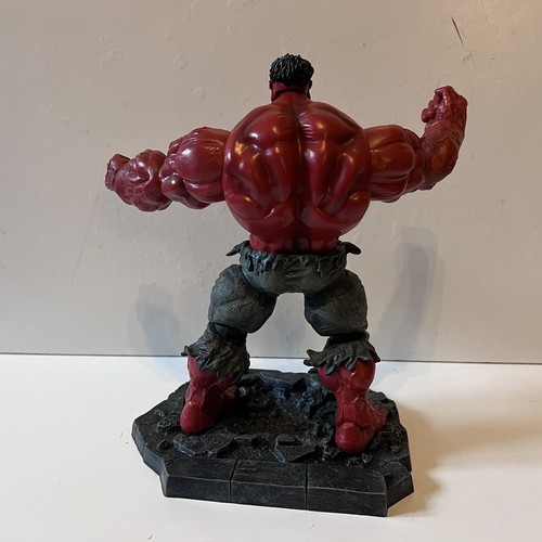 Modellino e base Marvel Select Red Hulk 9" - Diamond Select - Foto 4 di 5