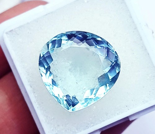 Light Aquamarine 10 to 12 Ct Certified Loose Gemstone P257 - Picture 6 of 8