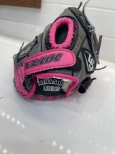 Louisville Slugger EZ-LOC Youth Baseball Glove Pink RHT Diva Series DV14-HP