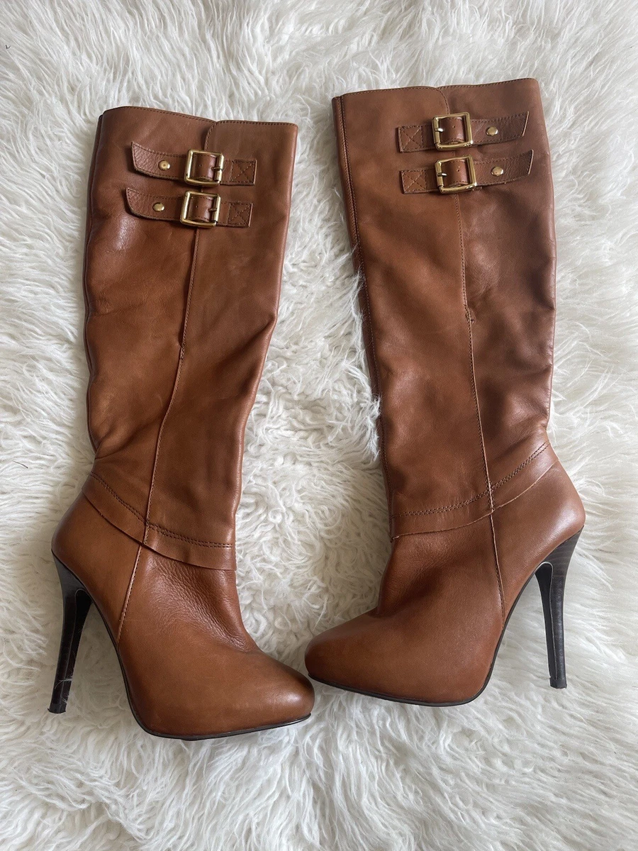 steve madden tall brown boots