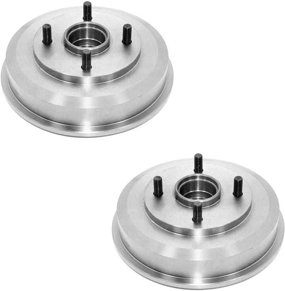 Rotores delanteros pastillas de freno y tambores traseros zapatas de freno para Ford Focus 2000-2004 Foto 4 de 4