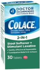 SM Colace 2-in-1 Tab 30 Tablets