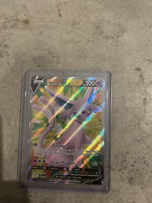 Pokemon Espeon V Full Art EN 179/203 Evolving Skies Drachenwandel Psiana EN