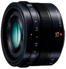 Panasonic LUMIX G LEICA DG SUMMILUX 15mm /F1.7 ASPH. H-X015-K BLACK New