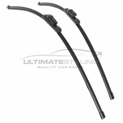 Front Windscreen Wiper Blades Pair Set Citroen C4 Picasso Mk2 6/2013-> Exact Fit