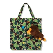 * A BATHNIG APE BABY MILO STORE BABY MILO PLUSH DOLL RECYCLE TOTE BAG AK70189308