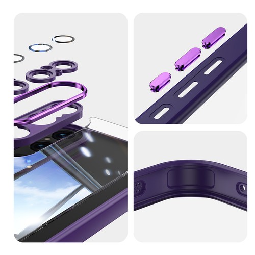 For Sony Xperia 1 VI, Luxury Shockproof Transparent Crystal Shell Cover Case - 第 6/25 張圖片