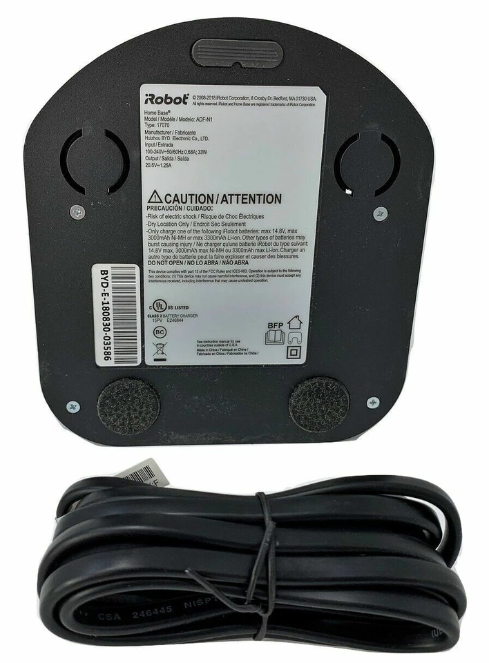 Roomba e5 e6 i3 i4 i5 i6 i7 i8 Integrated Home Base Charging Dock Charger 220v - Image 3 of 4