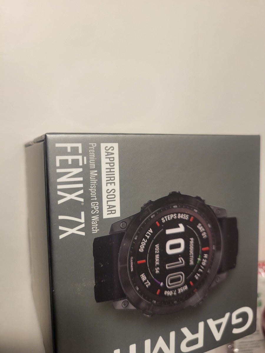 Garmin fēnix 7X Sapphire Solar GPS Watch - Black for sale Garmin fēnix 7X Sapphire Solar GPS Watch - Black for sale