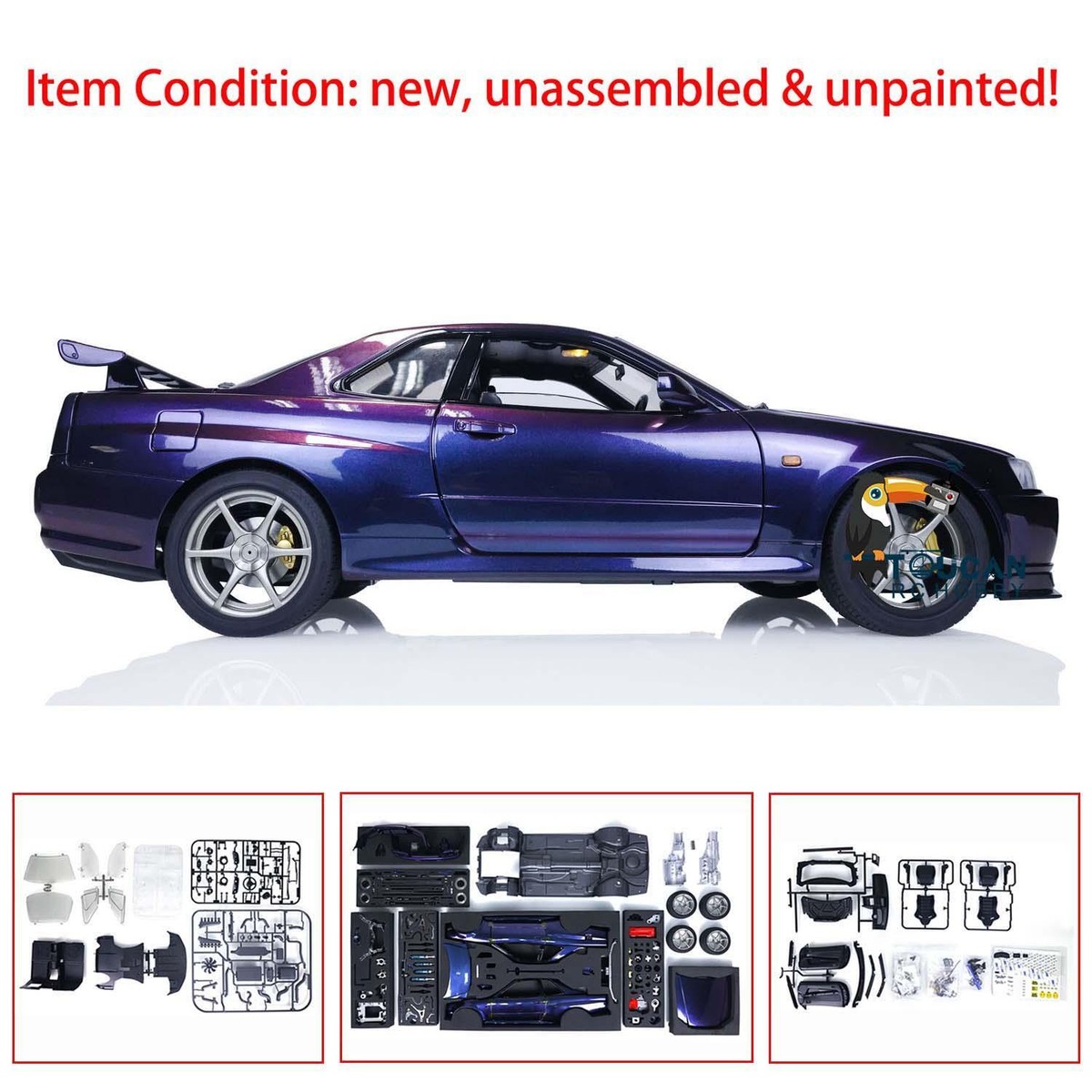 1/8 CAPO☆R34スカイラインGT-R ミッドナイトパープルⅡ