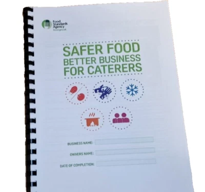 FSA 2025 SFBB Safer Food Better Business Caterers Full Pack & 12 Month Diary & Temp