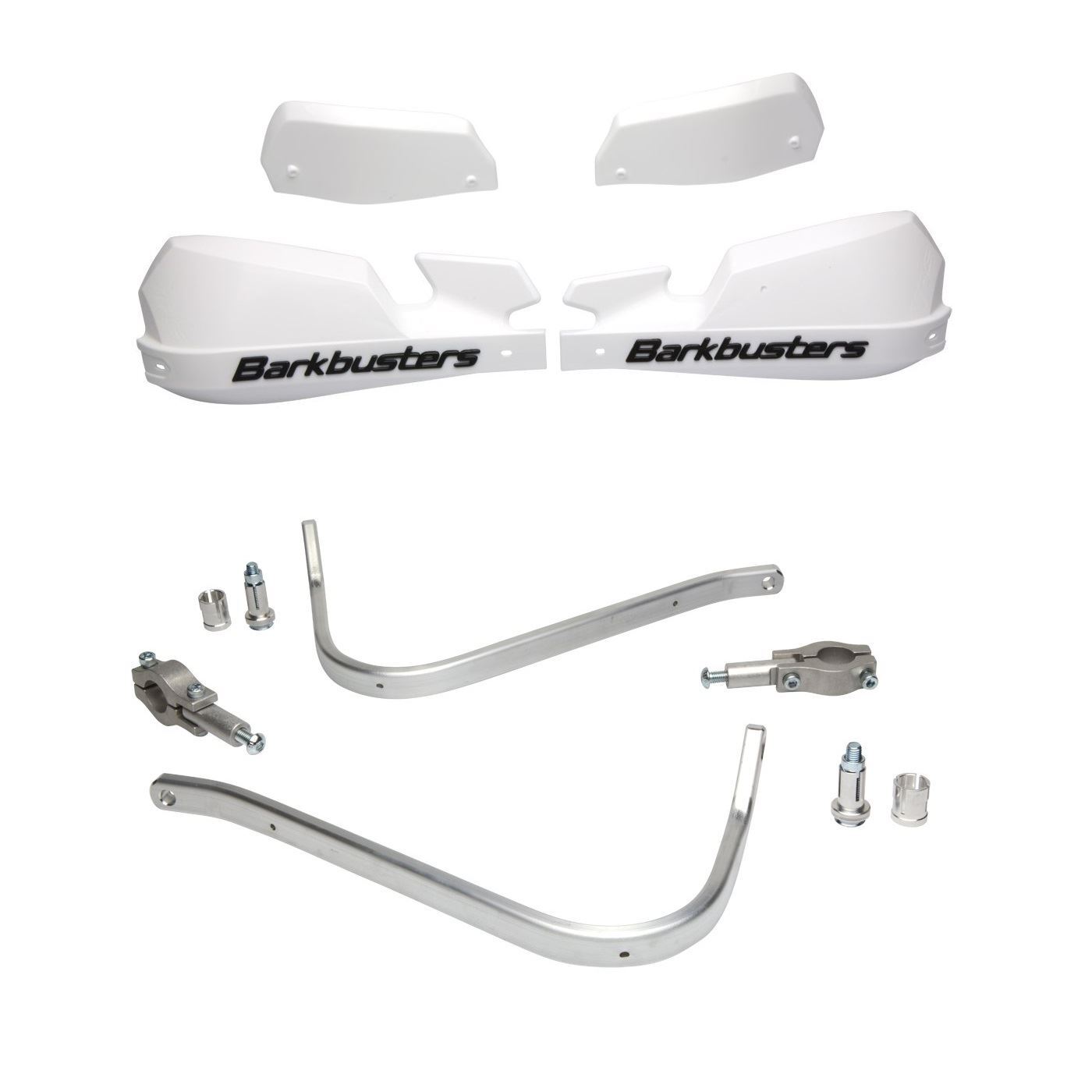 Barkbuster VPS White Handguard & Fit Kit Honda XLV 750 R 1983 - 1986