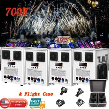 700W Cold Spark Machine Stage Firework Effect Mac DMX DJ Party Wedding & Case