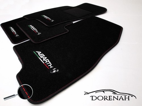 Tapis Fiat 500 Abarth 2007-2010 Bords Personnalisable No Original 0030 - Foto 1 di 6