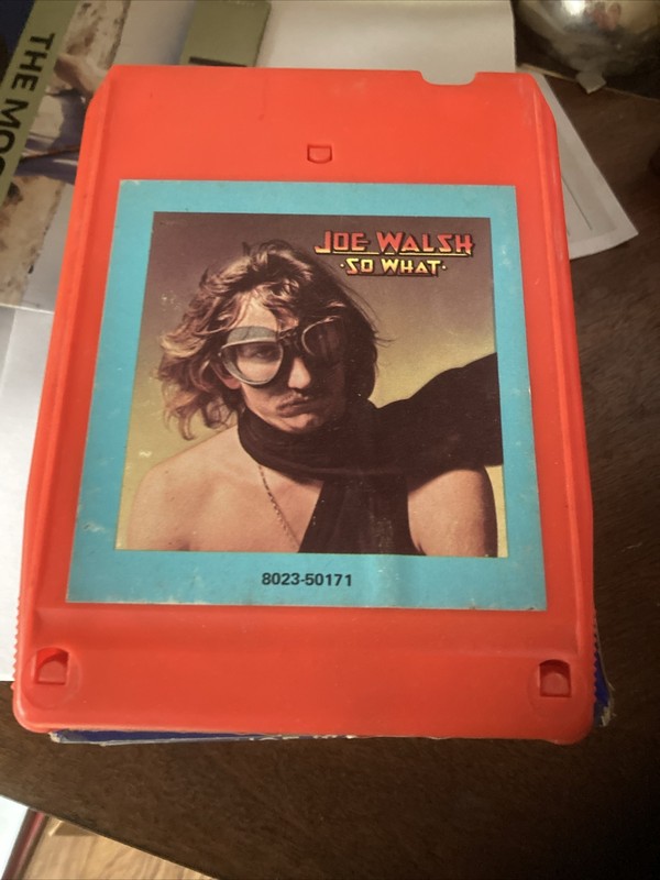 JOE WALSH 8 TRACK TAPE LOT 3 TAPES EXCELLENT SO WHAT SICK MIND THE SMOKER YOU DR