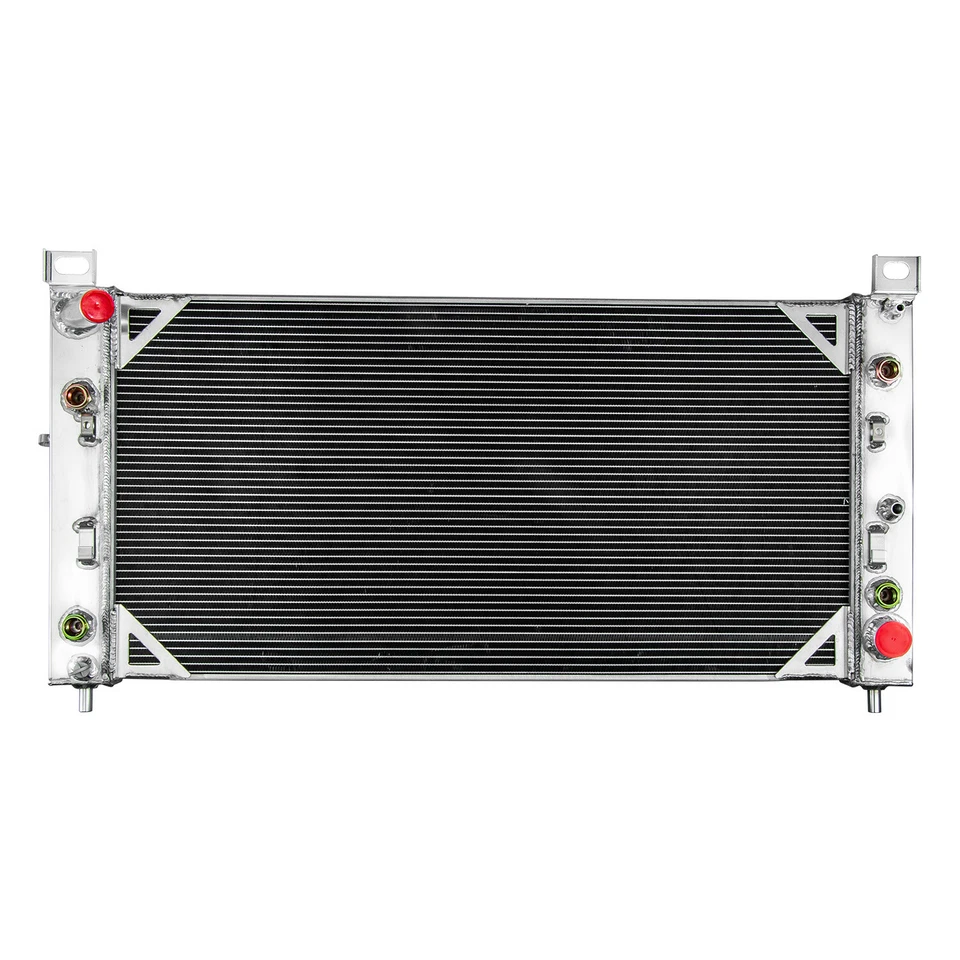 For 01-02 Chevy Silverado GMC Sierra 2500 HD 3500 8.1L Aluminum 2 Core Radiators - Image 2 of 4