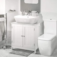 Under Sink Storage Bathroom Vanity with 2 Doors Traditional Bathroom Cabinet